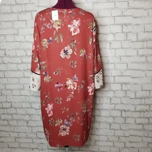 Jill Floral Tunic Dress - Picture 2 of 3